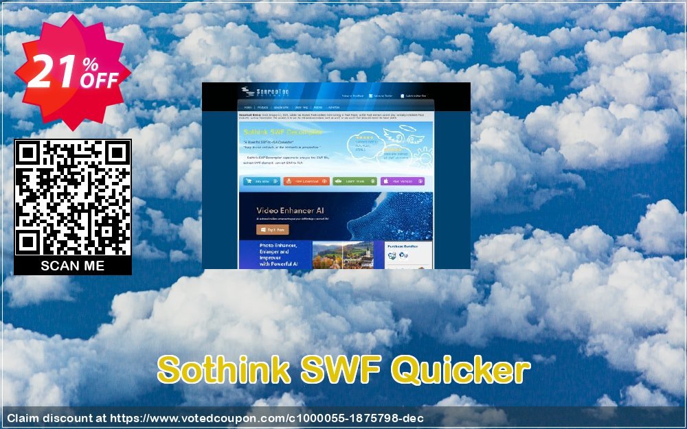 Sothink SWF Quicker Coupon, discount Sothink SWF Quicker awful discount code 2024. Promotion: awful discount code of Sothink SWF Quicker 2024