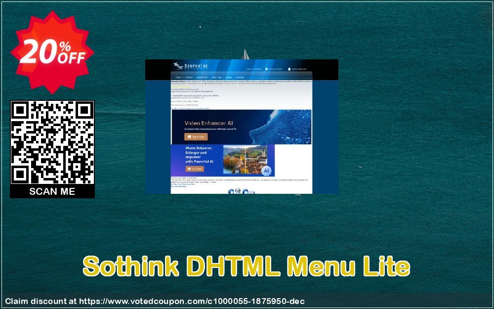Sothink DHTML Menu Lite Coupon, discount Sothink DHTML Menu Lite imposing deals code 2024. Promotion: imposing deals code of Sothink DHTML Menu Lite 2024