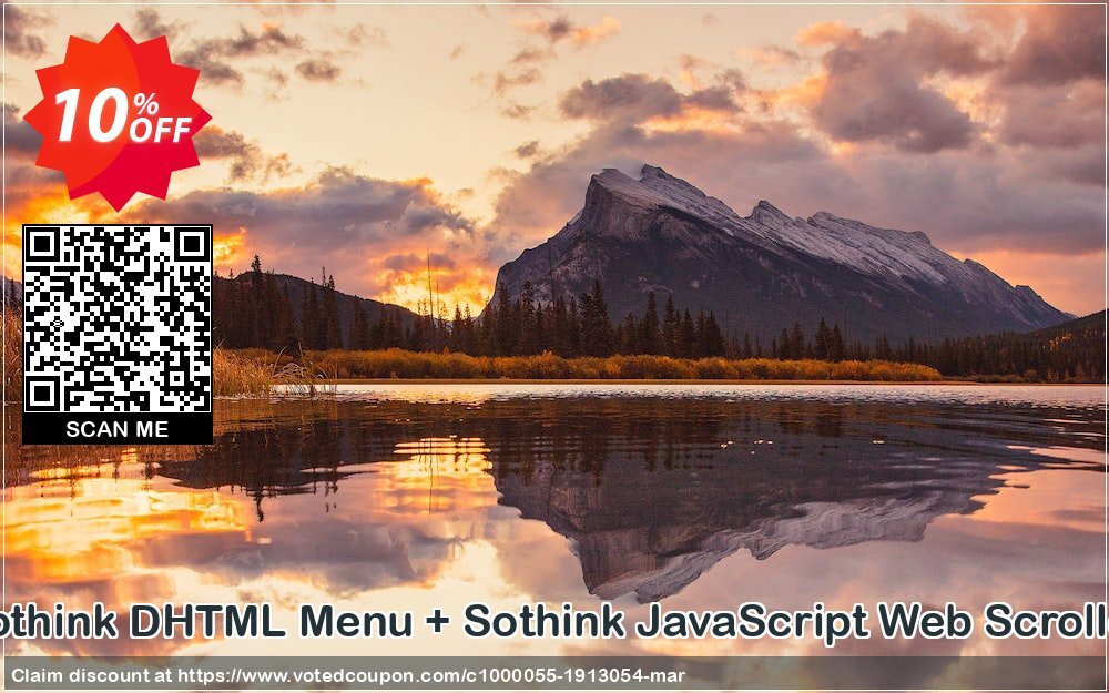 Sothink DHTML Menu + Sothink JavaScript Web Scroller Coupon Code Apr 2024, 10% OFF - VotedCoupon