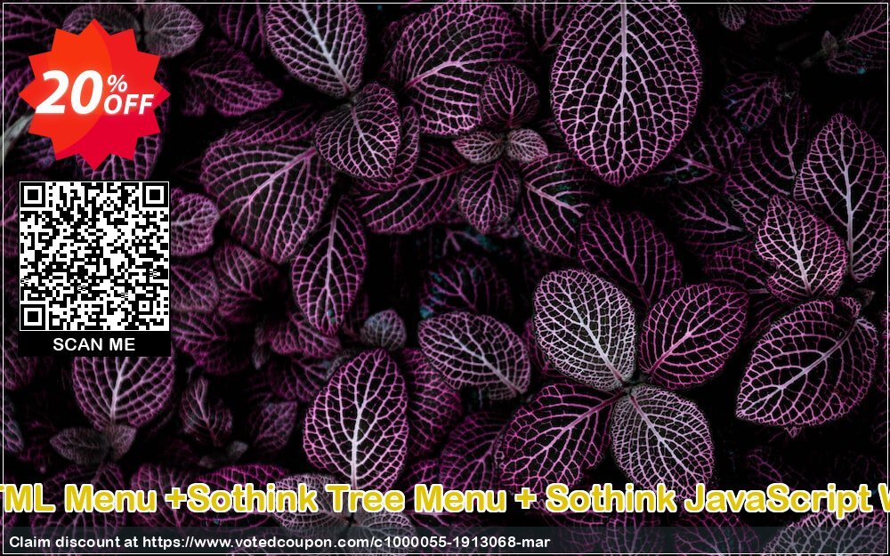 Sothink DHTML Menu +Sothink Tree Menu + Sothink JavaScript Web Scroller Coupon Code Apr 2024, 20% OFF - VotedCoupon