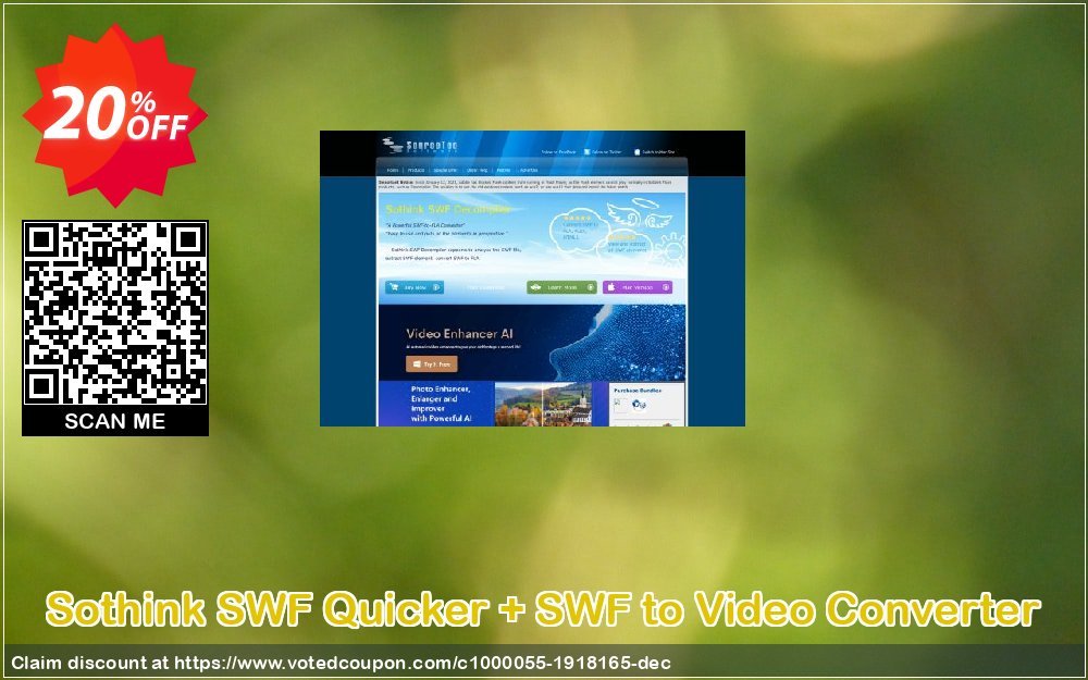 Sothink SWF Quicker + SWF to Video Converter Coupon, discount Sothink SWF Quicker + SWF to Video Converter awful promotions code 2024. Promotion: awful promotions code of Sothink SWF Quicker + SWF to Video Converter 2024
