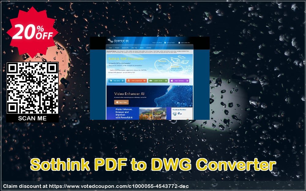 Sothink PDF to DWG Converter Coupon, discount Sothink PDF to DWG Converter excellent promo code 2024. Promotion: excellent promo code of Sothink PDF to DWG Converter 2024