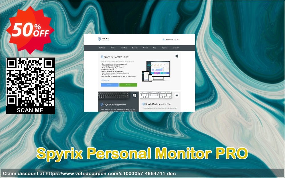 Spyrix Personal Monitor PRO Coupon, discount Discount 50%. Promotion: exclusive discounts code of Spyrix Personal Monitor PRO 2023