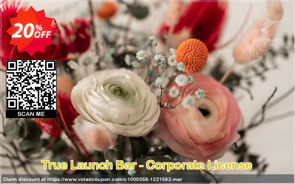 True Launch Bar - Corporate Plan Coupon, discount True Launch Bar - Corporate License hottest discount code 2024. Promotion: hottest discount code of True Launch Bar - Corporate License 2024