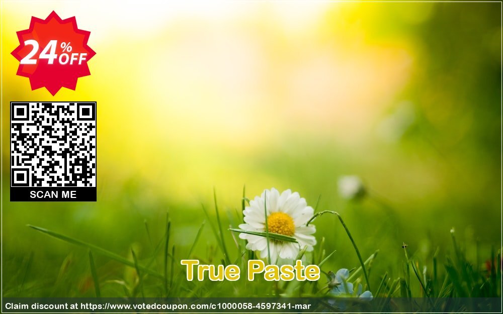 True Paste Coupon, discount True Paste Wondrous offer code 2024. Promotion: wondrous offer code of True Paste 2024