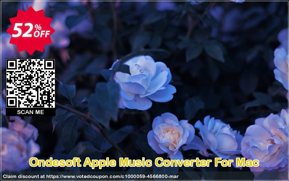 Ondesoft Apple Music Converter For MAC Coupon Code Apr 2024, 52% OFF - VotedCoupon