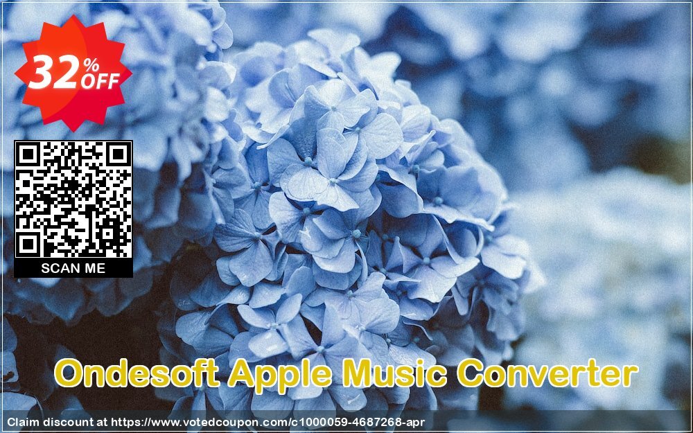 Ondesoft Apple Music Converter Coupon, discount Ondesoft iTunes Converter For PC dreaded sales code 2024. Promotion: dreaded sales code of Ondesoft iTunes Converter For PC 2024