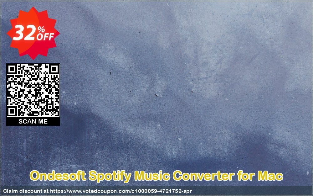 Ondesoft Spotify Music Converter for MAC Coupon, discount Ondesoft Spotify Music Converter for Mac super offer code 2024. Promotion: super offer code of Ondesoft Spotify Music Converter for Mac 2024