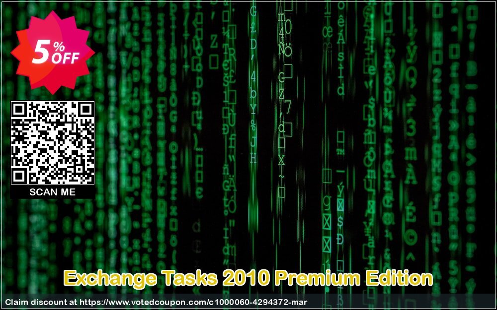 Exchange Tasks 2010 Premium Edition Coupon, discount Exchange Tasks 2010. Promotion: awesome sales code of Exchange Tasks 2010 Premium Edition 2024