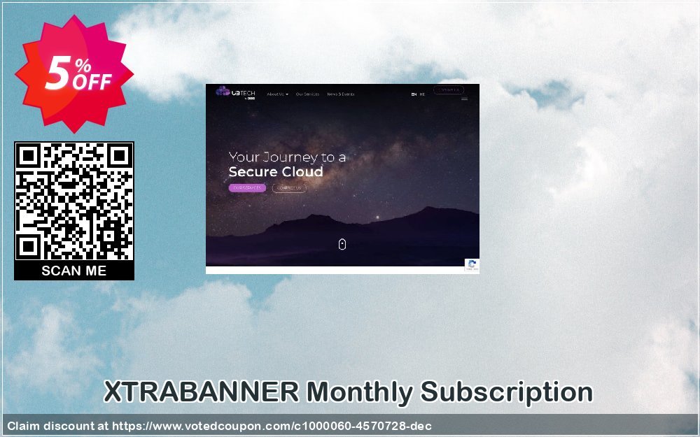 XTRABANNER Monthly Subscription Coupon, discount XTRABANNER Launch. Promotion: excellent discount code of XTRABANNER Monthly Subscription 2023