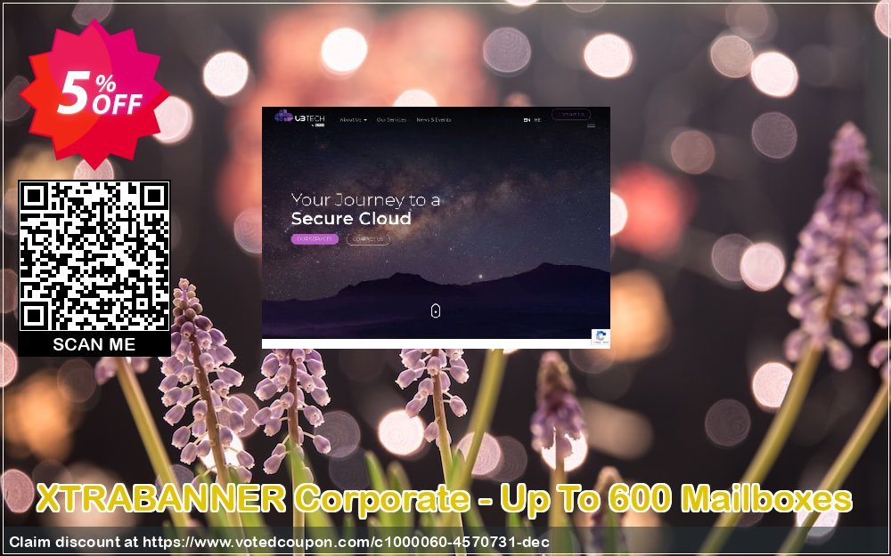 XTRABANNER Corporate - Up To 600 Mailboxes Coupon, discount XTRABANNER Launch. Promotion: awful promotions code of XTRABANNER Corporate - Up To 600 Mailboxes	 2023