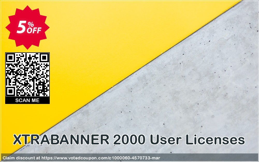 XTRABANNER 2000 User Plans Coupon Code Apr 2024, 5% OFF - VotedCoupon