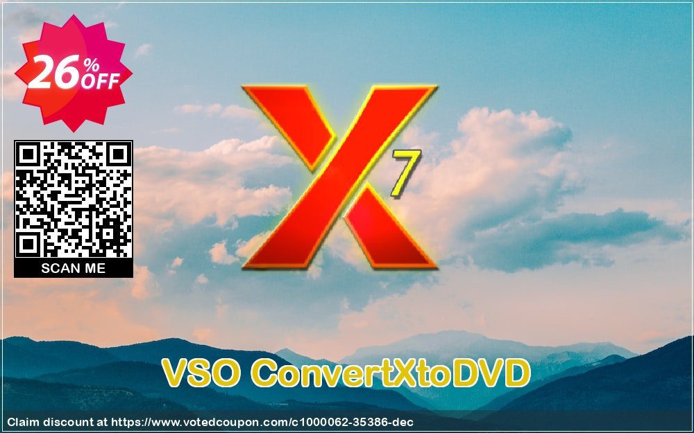 VSO ConvertXtoDVD Coupon, discount ConvertXtoDVD amazing discount code 2023. Promotion: amazing discount code of ConvertXtoDVD 2023