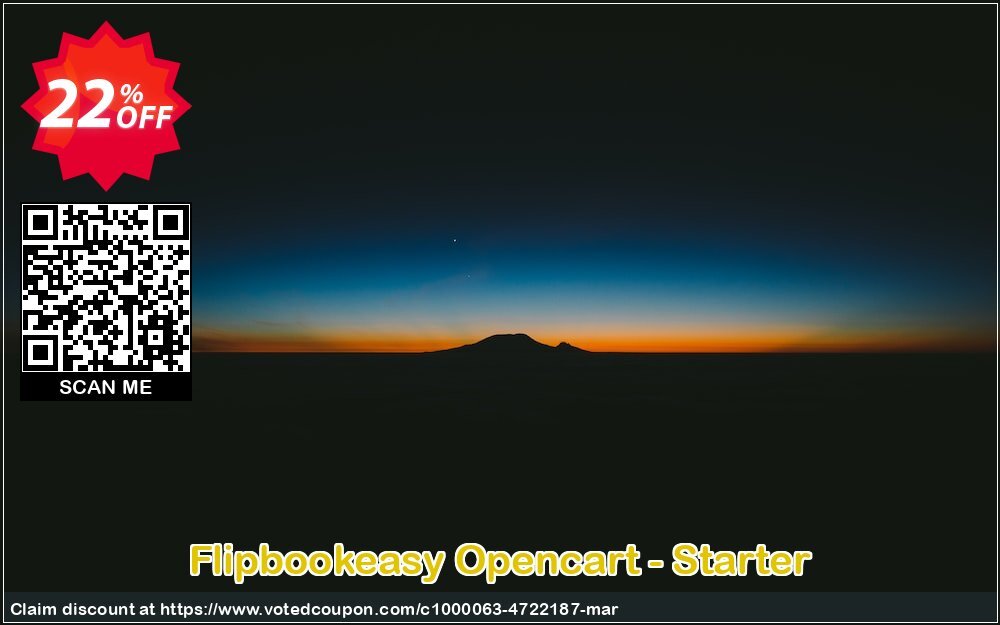 Flipbookeasy Opencart - Starter Coupon Code Apr 2024, 22% OFF - VotedCoupon