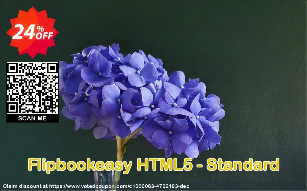 Flipbookeasy HTML5 - Standard Coupon, discount Flipbookeasy - HTML5- Standard special offer code 2024. Promotion: special offer code of Flipbookeasy - HTML5- Standard 2024