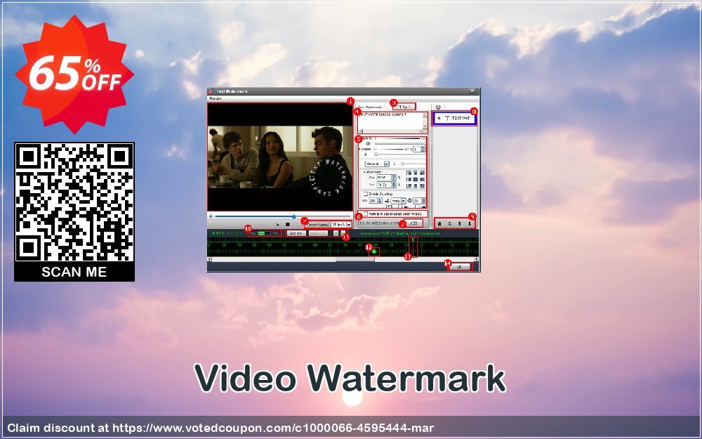 Video Watermark Coupon, discount Video Watermark staggering promo code 2024. Promotion: staggering promo code of Video Watermark 2024