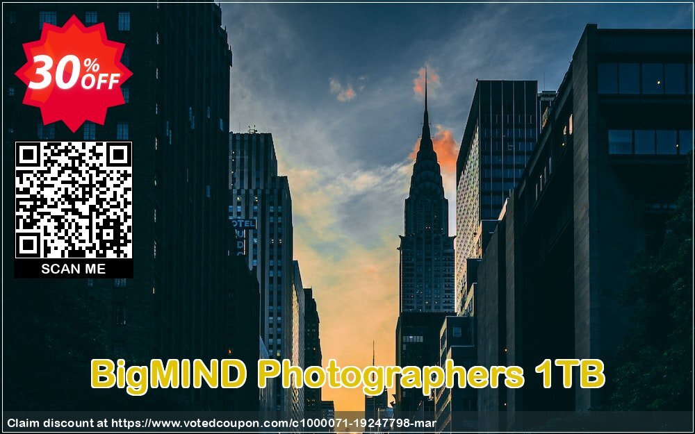 BigMIND Photographers 1TB Coupon Code May 2024, 30% OFF - VotedCoupon