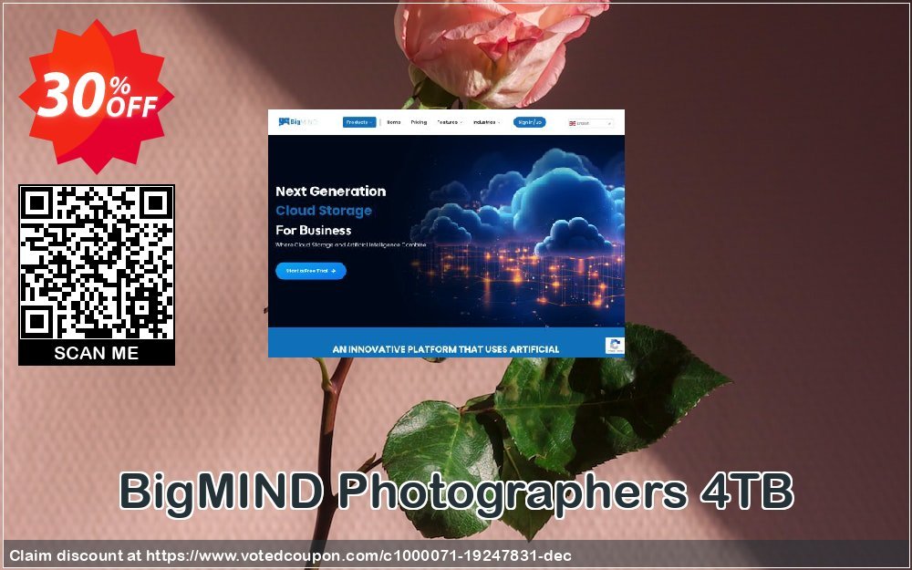 BigMIND Photographers 4TB Coupon, discount BigMIND Photographers 4TB - Yearly Excellent discounts code 2023. Promotion: fearsome discount code of BigMIND Photographers 4TB - Yearly 2023