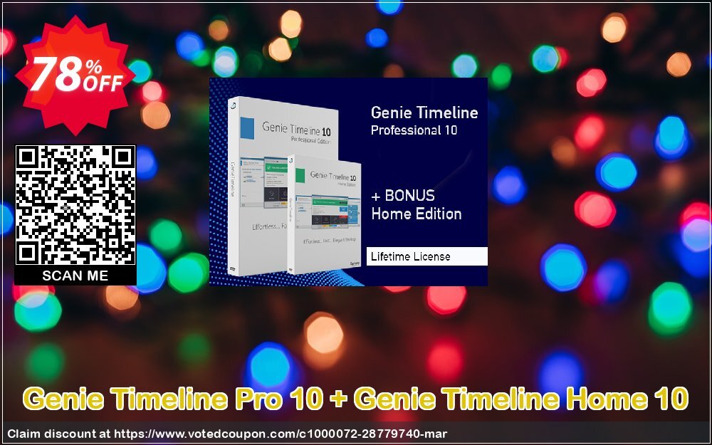 Genie Timeline Pro 10 + Genie Timeline Home 10 Coupon Code May 2024, 78% OFF - VotedCoupon