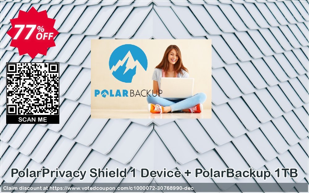 PolarPrivacy Shield 1 Device + PolarBackup 1TB Coupon, discount 50% OFF Polarprivacy Shield 1 Device + Polarbackup 1TB, verified. Promotion: Fearsome deals code of Polarprivacy Shield 1 Device + Polarbackup 1TB, tested & approved