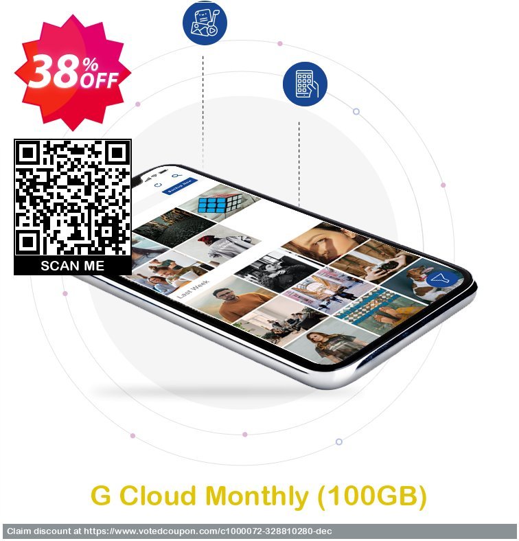 G Cloud Monthly, 100GB  Coupon Code Dec 2023, 38% OFF - VotedCoupon