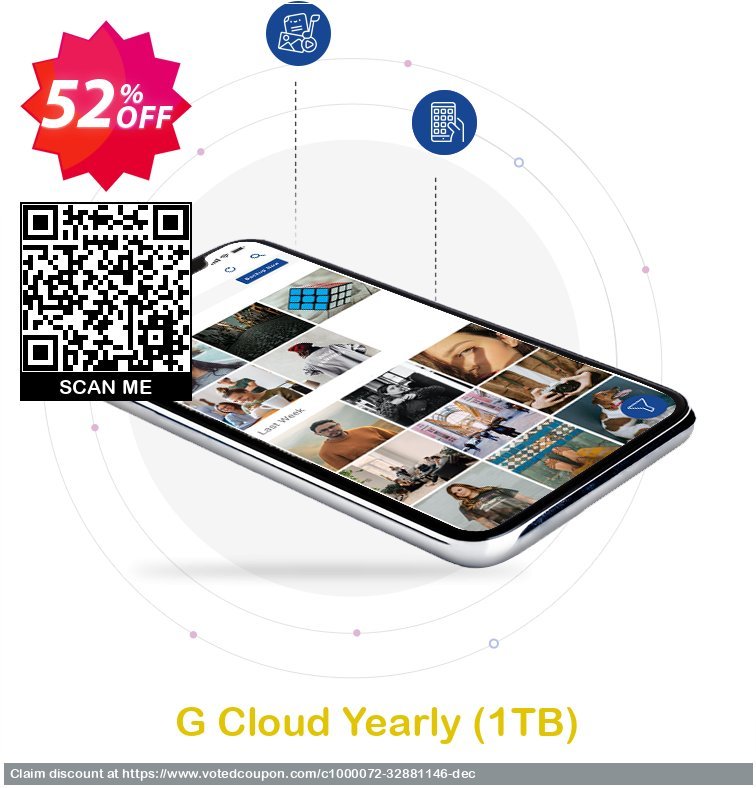 G Cloud Yearly, 1TB  Coupon, discount 30% OFF G Cloud Yearly (1TB), verified. Promotion: Fearsome deals code of G Cloud Yearly (1TB), tested & approved