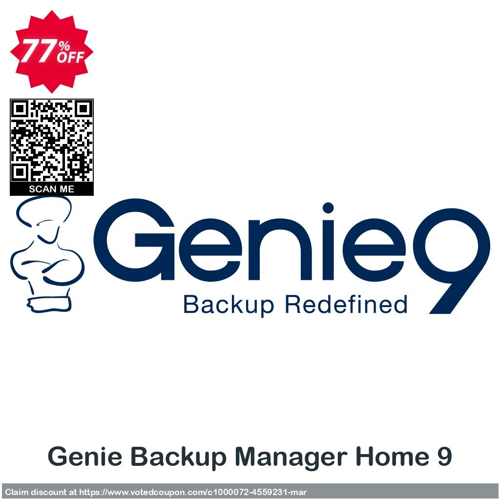 Genie Backup Manager Home 9 Coupon Code Apr 2024, 77% OFF - VotedCoupon