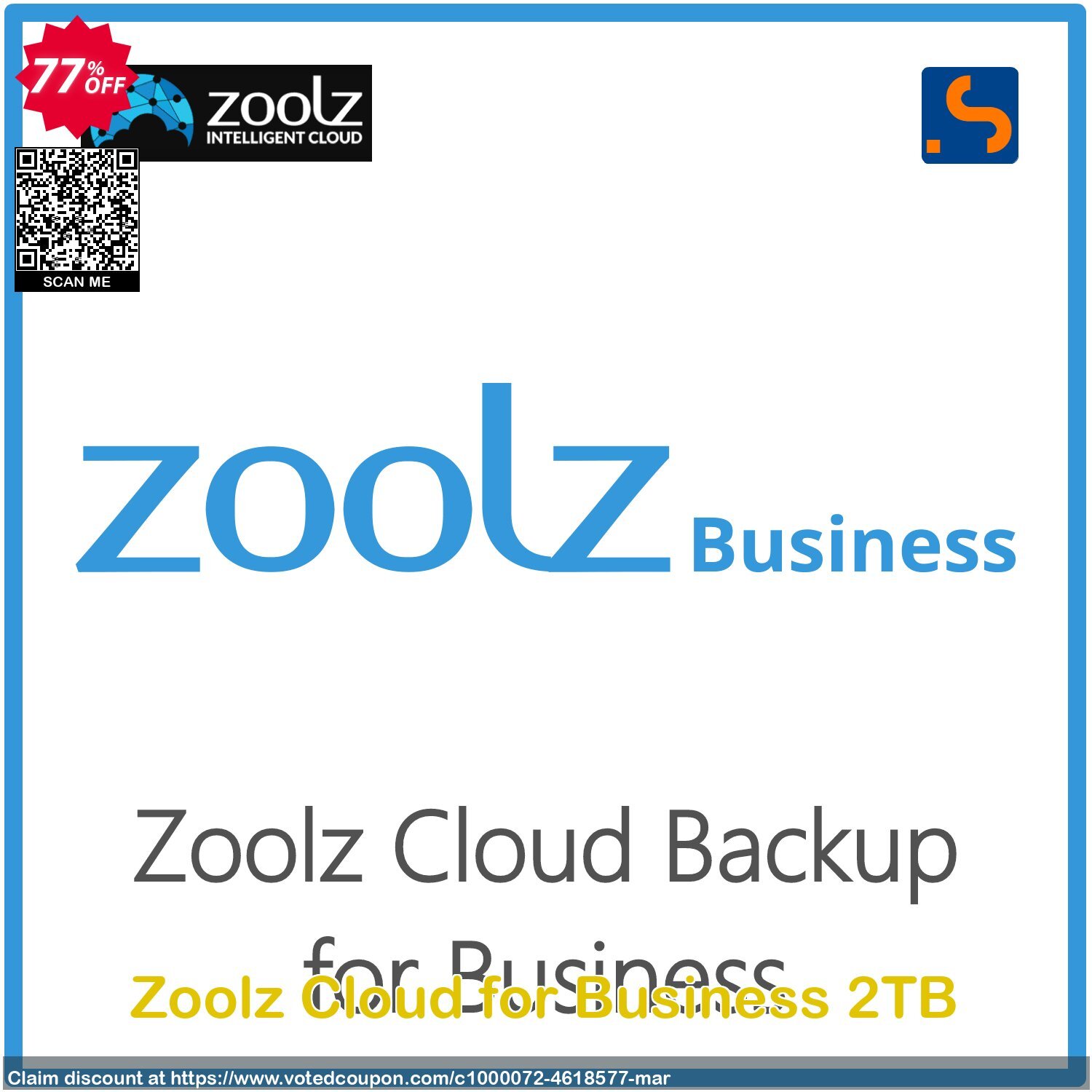 Zoolz Cloud for Business 2TB Coupon, discount Zoolz Business Terabyte Cloud Storage (2 TB) - Unlimited Users/Servers Stunning promotions code 2024. Promotion: hottest sales code of Zoolz Business Terabyte Cloud Storage (2 TB) - Unlimited Users/Servers 2024