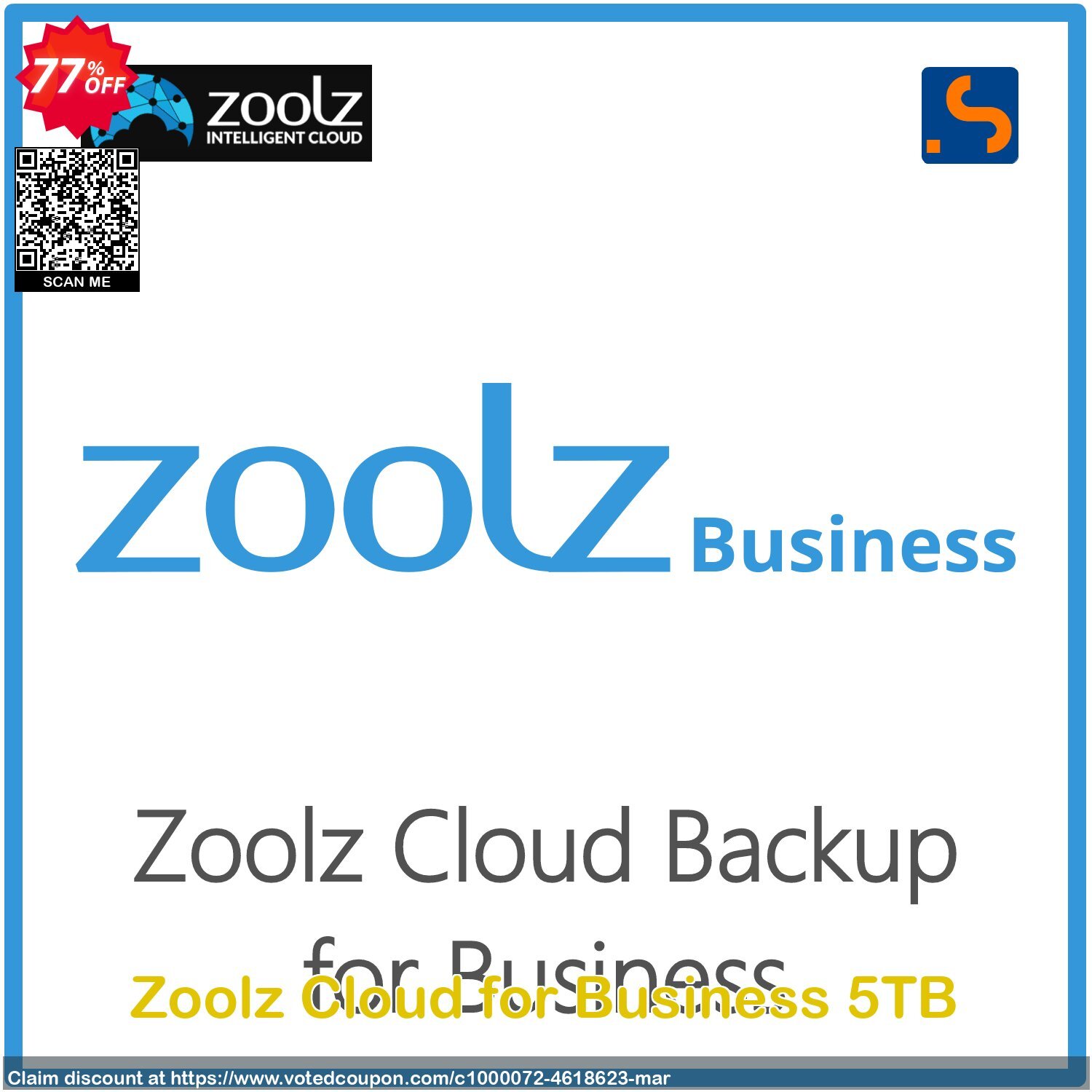 Zoolz Cloud for Business 5TB Coupon, discount Zoolz Business Terabyte Cloud Storage (5 TB) - Unlimited Users/Servers Stunning discount code 2024. Promotion: hottest promo code of Zoolz Business Terabyte Cloud Storage (5 TB) - Unlimited Users/Servers 2024