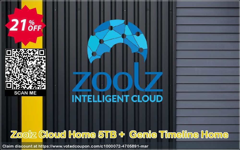 Zoolz Cloud Home 5TB +  Genie Timeline Home Coupon Code May 2024, 21% OFF - VotedCoupon