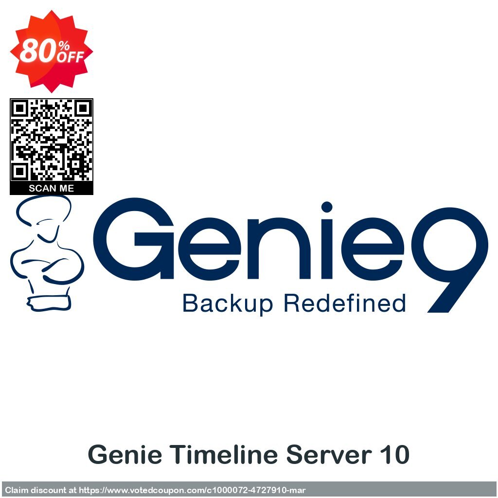 Genie Timeline Server 10 Coupon, discount 80% OFF Genie Timeline Server 10, verified. Promotion: Fearsome deals code of Genie Timeline Server 10, tested & approved