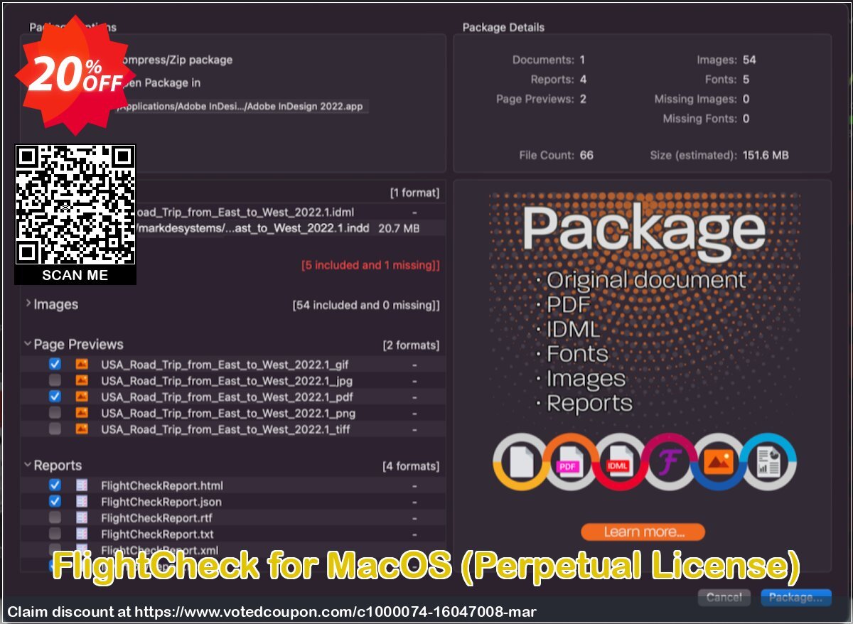 FlightCheck for MACOS, Perpetual Plan  Coupon Code Apr 2024, 20% OFF - VotedCoupon