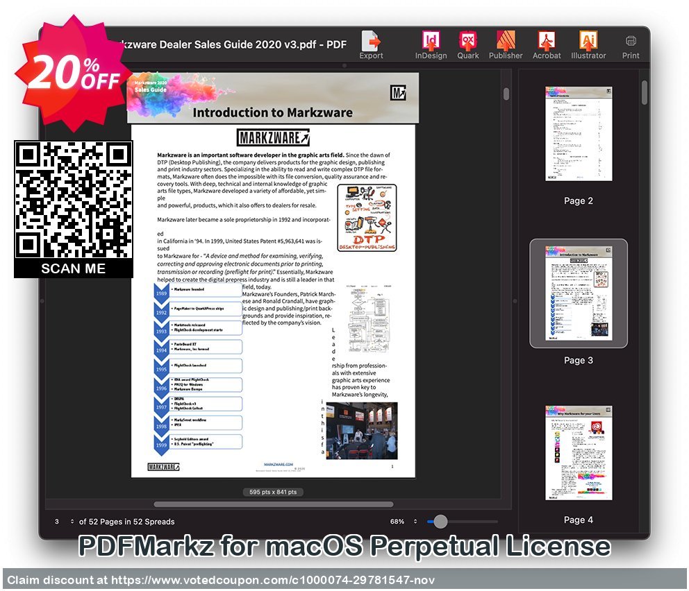 PDFMarkz for MACOS Perpetual Plan Coupon Code Dec 2023, 20% OFF - VotedCoupon