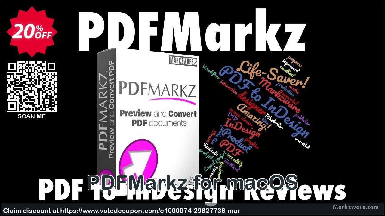 PDFMarkz for MACOS Coupon Code Apr 2024, 20% OFF - VotedCoupon