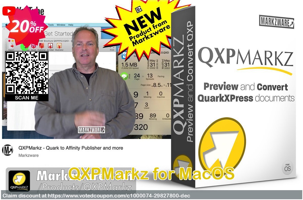 QXPMarkz for MACOS Coupon, discount Promo: Affiliate Spring 2024. Promotion: Excellent discount code of QXPMarkz for Mac, tested & approved