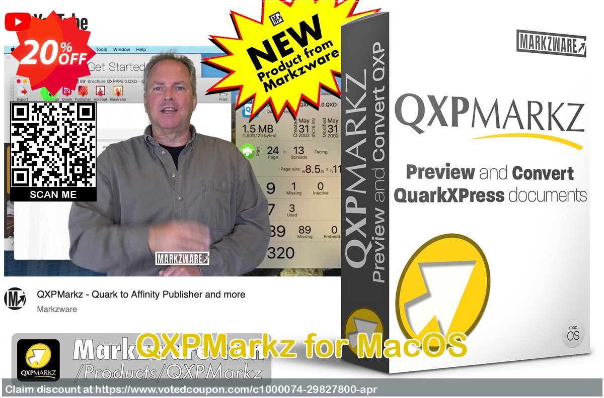 QXPMarkz for MACOS Coupon, discount Promo: Affiliate Spring 2025. Promotion: Excellent discount code of QXPMarkz for Mac, tested & approved