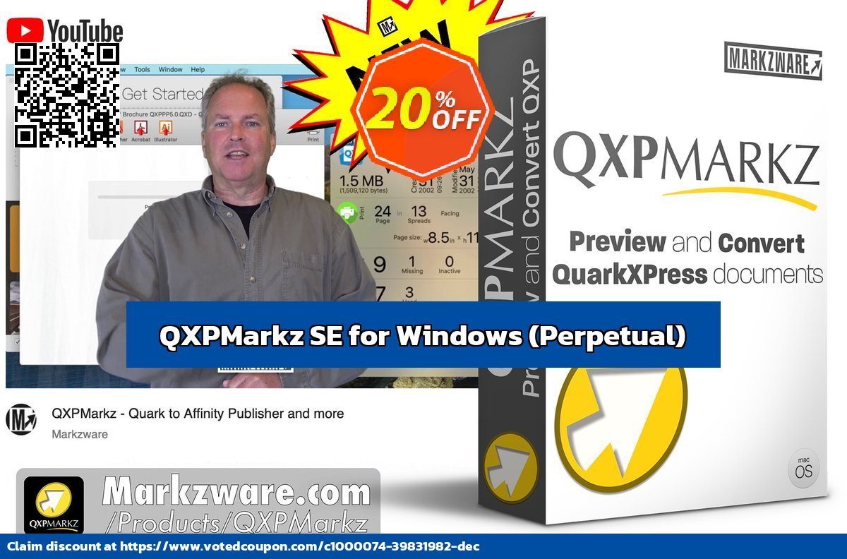 QXPMarkz SE for WINDOWS, Perpetual  Coupon, discount 20% OFF QXPMarkz SE for Windows (Perpetual), verified. Promotion: Excellent discount code of QXPMarkz SE for Windows (Perpetual), tested & approved