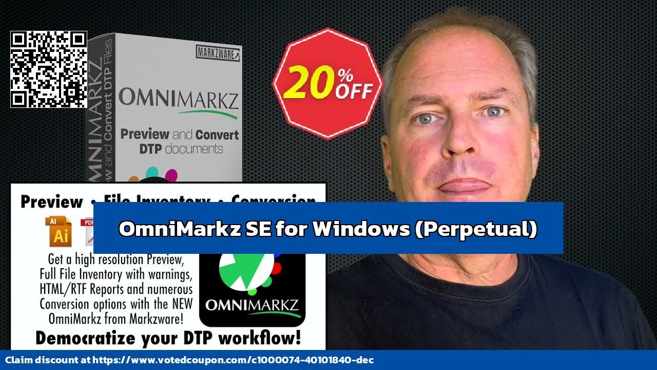 OmniMarkz SE for WINDOWS, Perpetual  Coupon, discount 20% OFF OmniMarkz SE for Windows (Perpetual), verified. Promotion: Excellent discount code of OmniMarkz SE for Windows (Perpetual), tested & approved