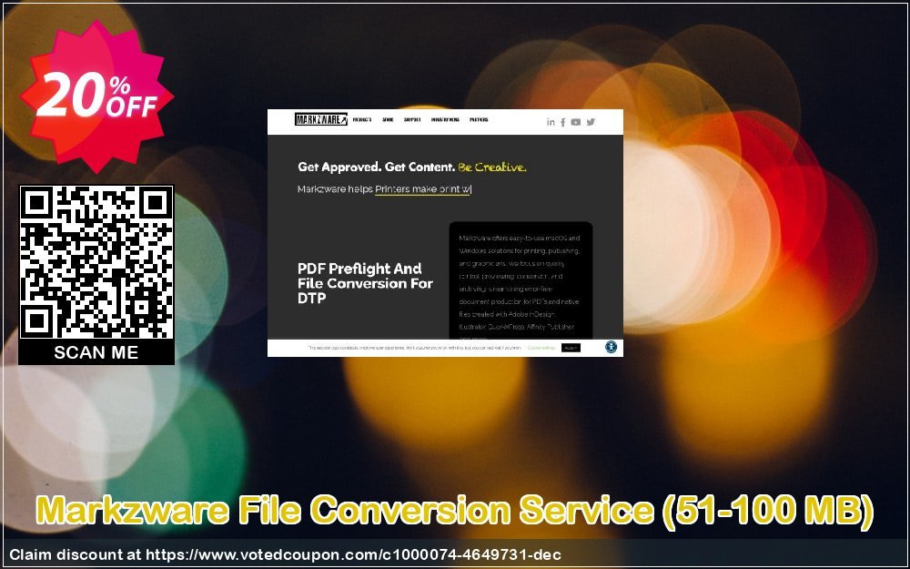 Markzware File Conversion Service, 51-100 MB  Coupon, discount Promo: Mark Sales 15%. Promotion: fearsome promo code of File Conversion Service (51-100 MB) 2023