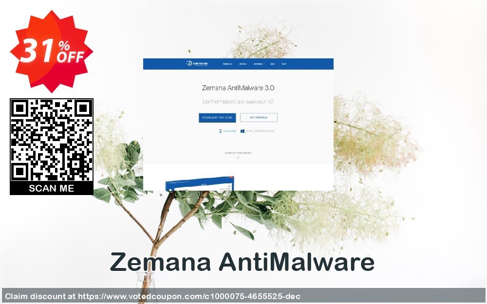 Zemana AntiMalware Coupon, discount Newsletter Special Offer 30%. Promotion: impressive offer code of Zemana AntiMalware 2023