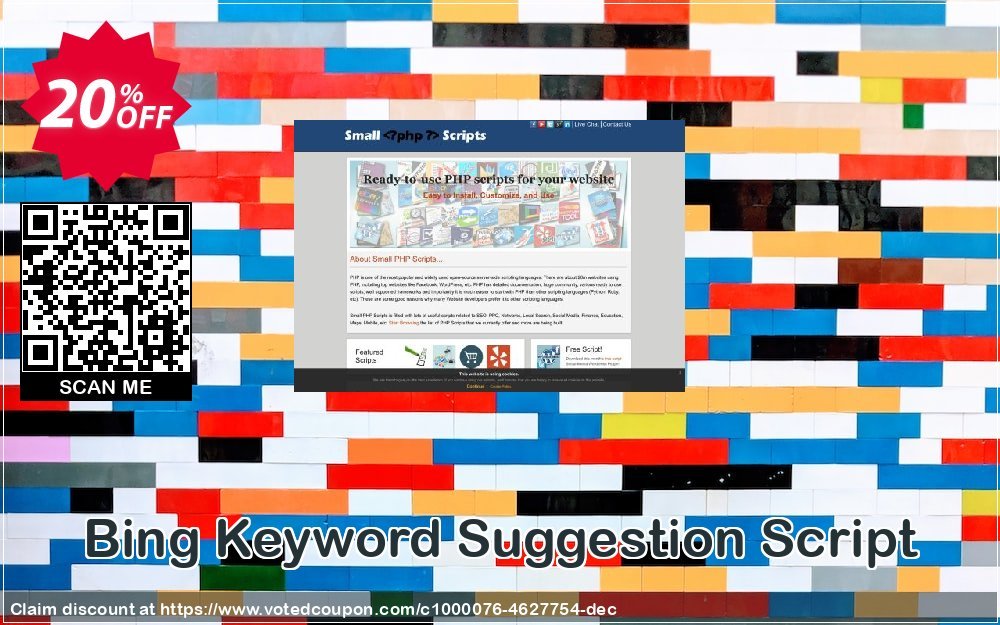 Bing Keyword Suggestion Script Coupon, discount Bing Keyword Suggestion Script Hottest sales code 2024. Promotion: special deals code of Bing Keyword Suggestion Script 2024