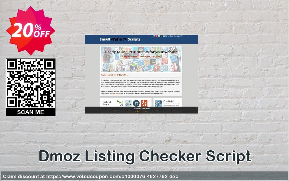 Dmoz Listing Checker Script Coupon Code Jun 2024, 20% OFF - VotedCoupon
