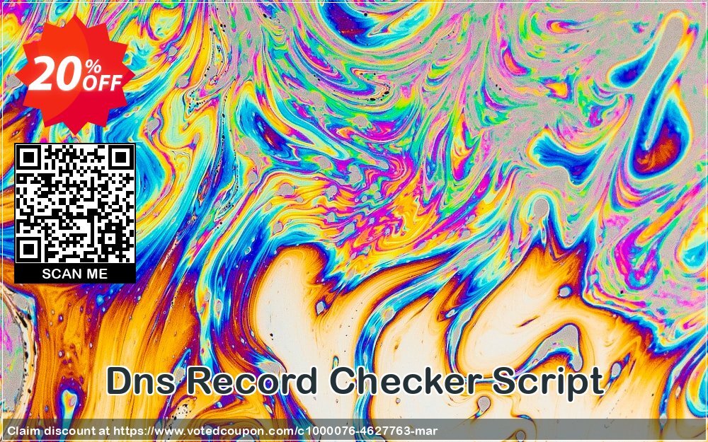 Dns Record Checker Script Coupon, discount Dns Record Checker Script Stirring offer code 2024. Promotion: impressive discount code of Dns Record Checker Script 2024