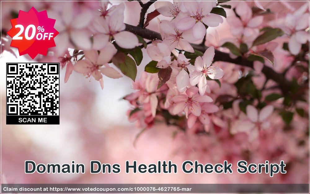 Domain Dns Health Check Script Coupon, discount Domain Dns Health Check Script Formidable promo code 2024. Promotion: fearsome discounts code of Domain Dns Health Check Script 2024