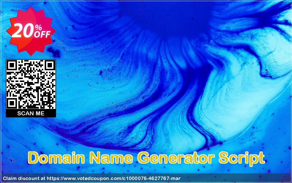 Domain Name Generator Script Coupon Code Apr 2024, 20% OFF - VotedCoupon