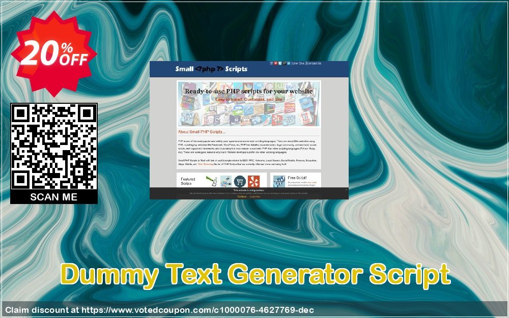 Dummy Text Generator Script Coupon, discount Dummy Text Generator Script Marvelous deals code 2024. Promotion: wondrous offer code of Dummy Text Generator Script 2024