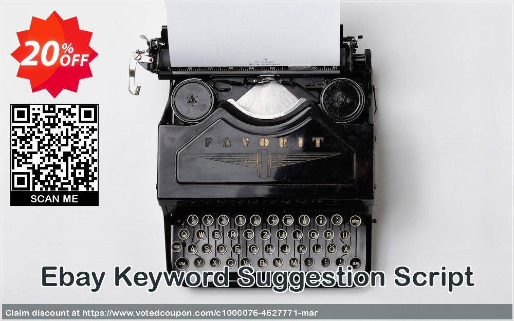 Ebay Keyword Suggestion Script Coupon, discount Ebay Keyword Suggestion Script Awful discount code 2024. Promotion: awful promo code of Ebay Keyword Suggestion Script 2024