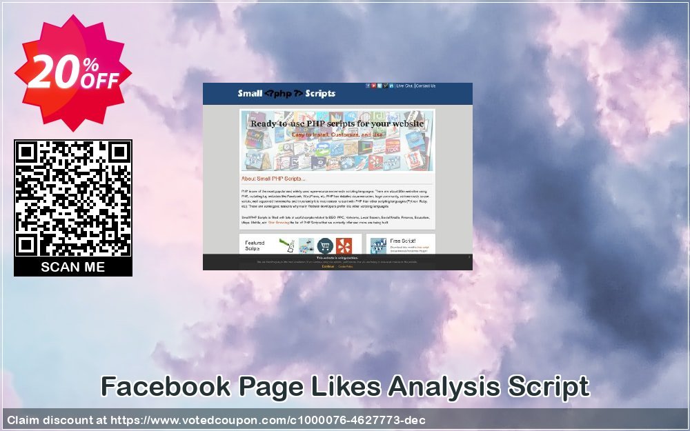 Facebook Page Likes Analysis Script Coupon Code Apr 2024, 20% OFF - VotedCoupon