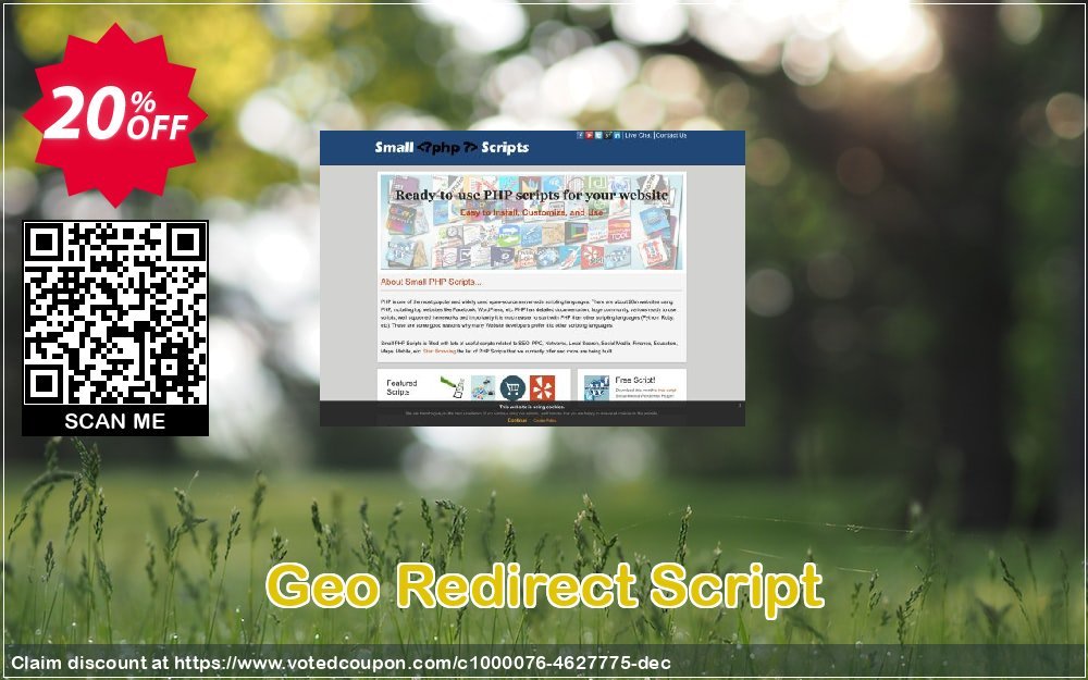 Geo Redirect Script Coupon, discount Geo Redirect Script Best sales code 2024. Promotion: big deals code of Geo Redirect Script 2024