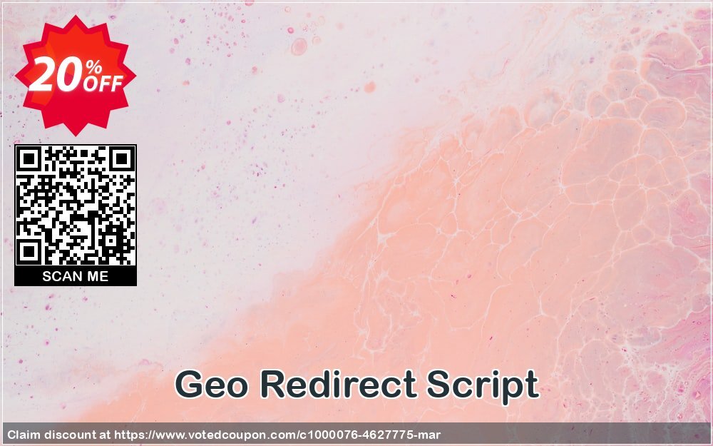 Geo Redirect Script Coupon, discount Geo Redirect Script Best sales code 2024. Promotion: big deals code of Geo Redirect Script 2024